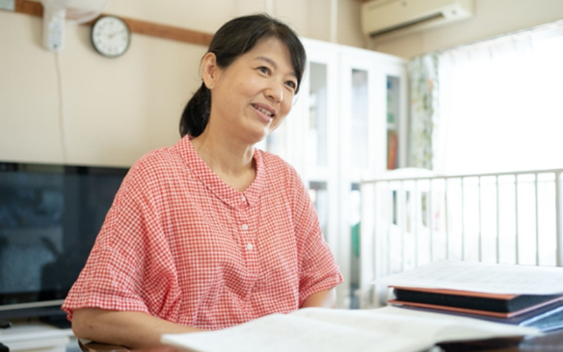 里親の現状をこども達と共有し、その大切さを語る大野雅琴さん