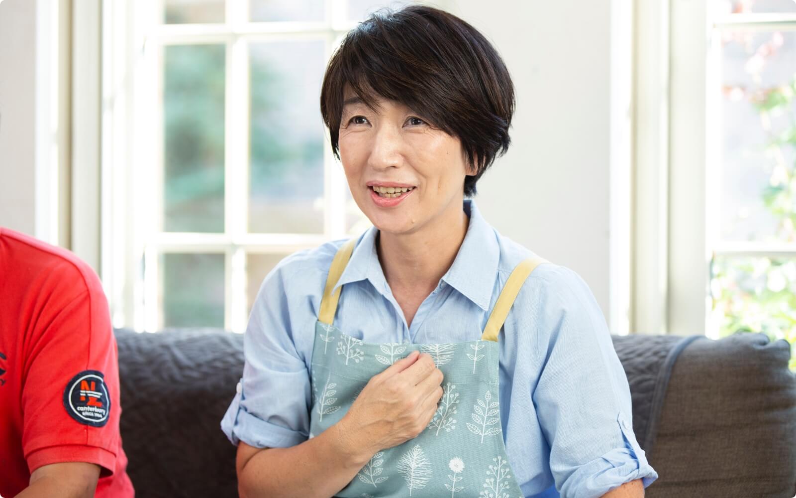 「里親同士がみんなで考え、みんなで子育てするスピリッツ」と語る真由美さん