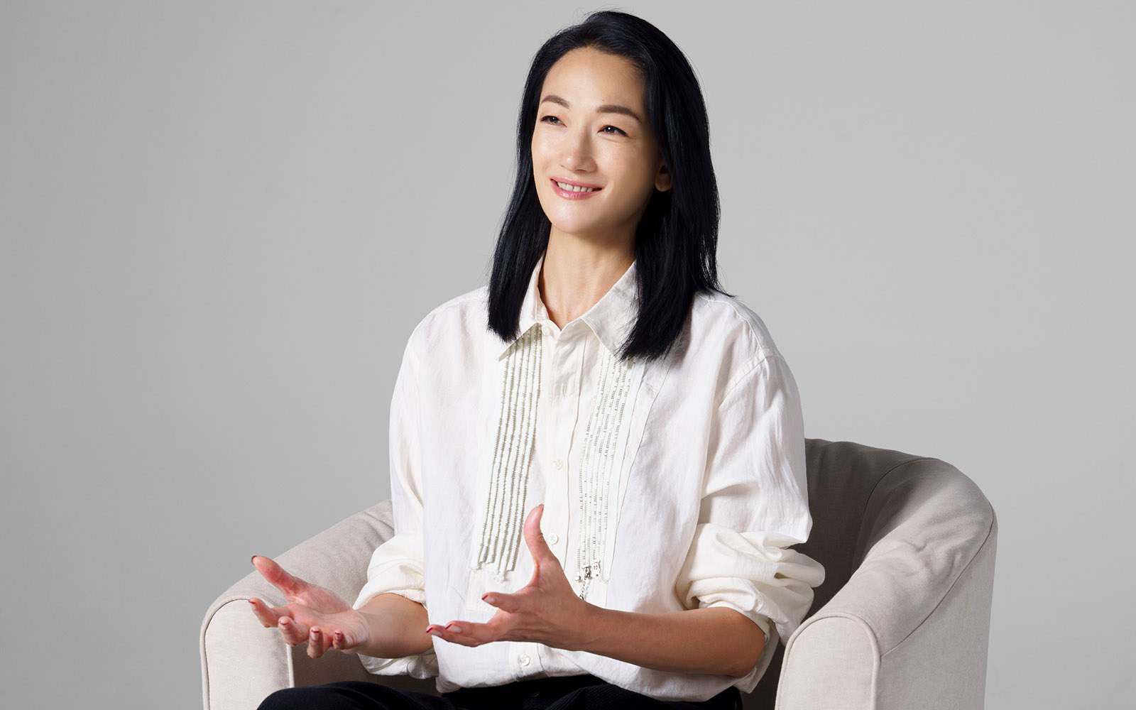 里親制度について語る冨永愛さん